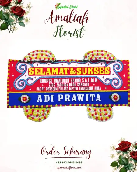 Papan Bunga Ucapan Selamat Ciluluk